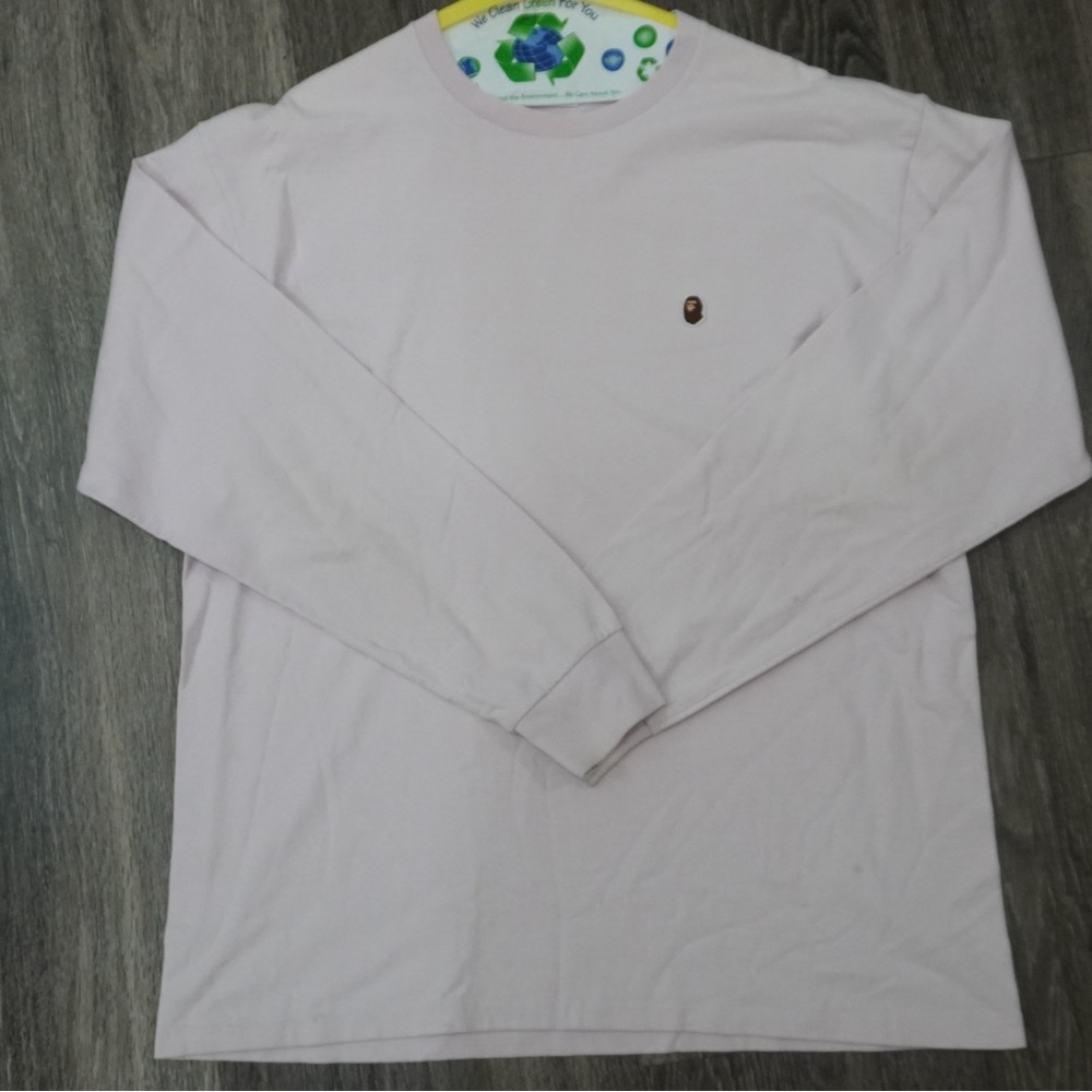 Men's Light Pink Long Sleeve Shirt
